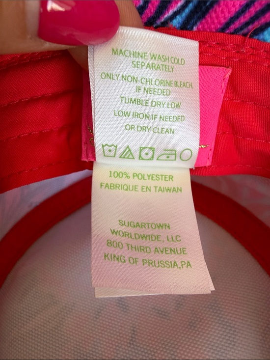 Lilly Pulitzer Ruby Red Wild Times Sun Bucket Hat & Tote Bag Wide Brim Pink OS